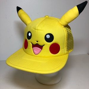 Pokemon Cap Pikachu Hat Anime Detective Trucker